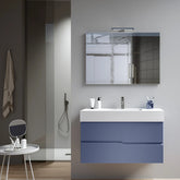 DeClaro Kann mobile lavabo da 100cm con specchio e faretto