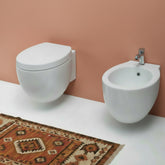 Esedra Fly wc sospeso completo di copriwater WCFY
