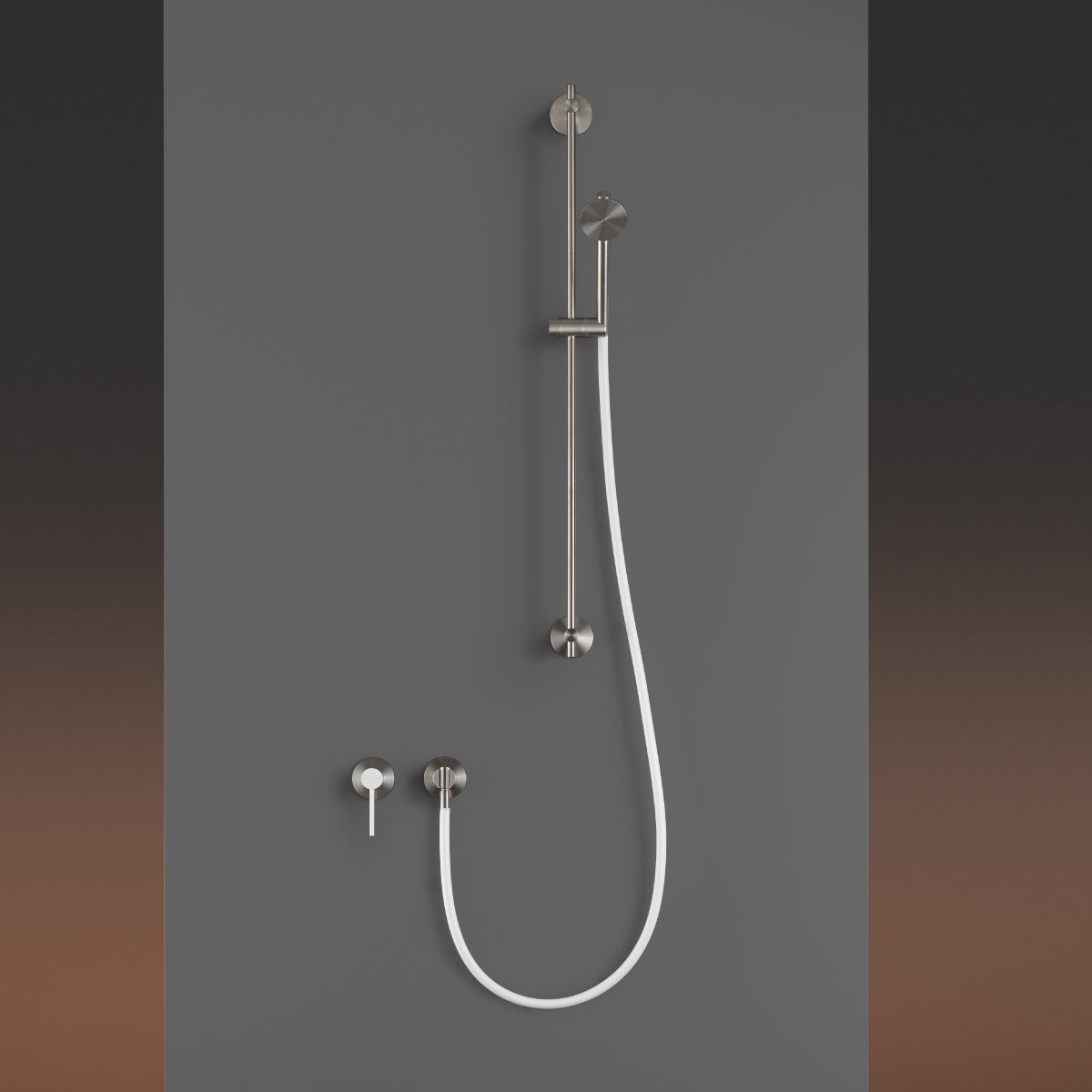 Cea Design Free Ideas douchette à main avec support, raccord d'eau et flexible blanc FRE95 Cea Design Free Ideas douchette à main avec support, raccord d'eau et flexible blanc FRE95