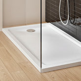 Geberit Melua piatto doccia in marmoresina 140x80cm -Bianco