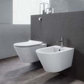 GSI CERAMICA Kube X bidet sospeso 946511 - bianco lucido