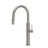 Gessi 316 Cesello rubinetto cucina con canna girevole e doccetta estraibile doppio getto 60026