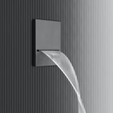 Gessi Cascata soffione doccia a cascata 20295- 707 Black Metal brushed PVD