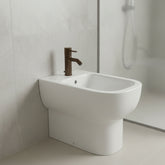 Gessi Habito Rigato rubinetto bidet con scarico 70507- 845 Dark Bronze