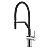 Gessi Inedito rubinetto cucina semi professionale con doccetta estraibile doppio getto 60429