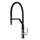 Gessi Proton rubinetto cucina semi professionale doccetta estraibile doppio getto 17191