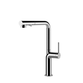 Gessi Stelo rubinetto cucina con doccetta estraibile doppio getto 60311