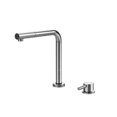 Gessi Su&Giù rubinetto cucina con comando da piano e doccetta estraibile 50109