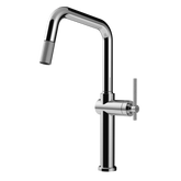 Gessi Habito rubinetto cucina con canna girevole e doccetta estraibile 60652