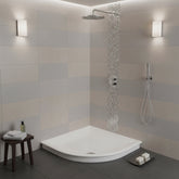 Hatria Drop piatto doccia angolare 90x90cm - Bianco