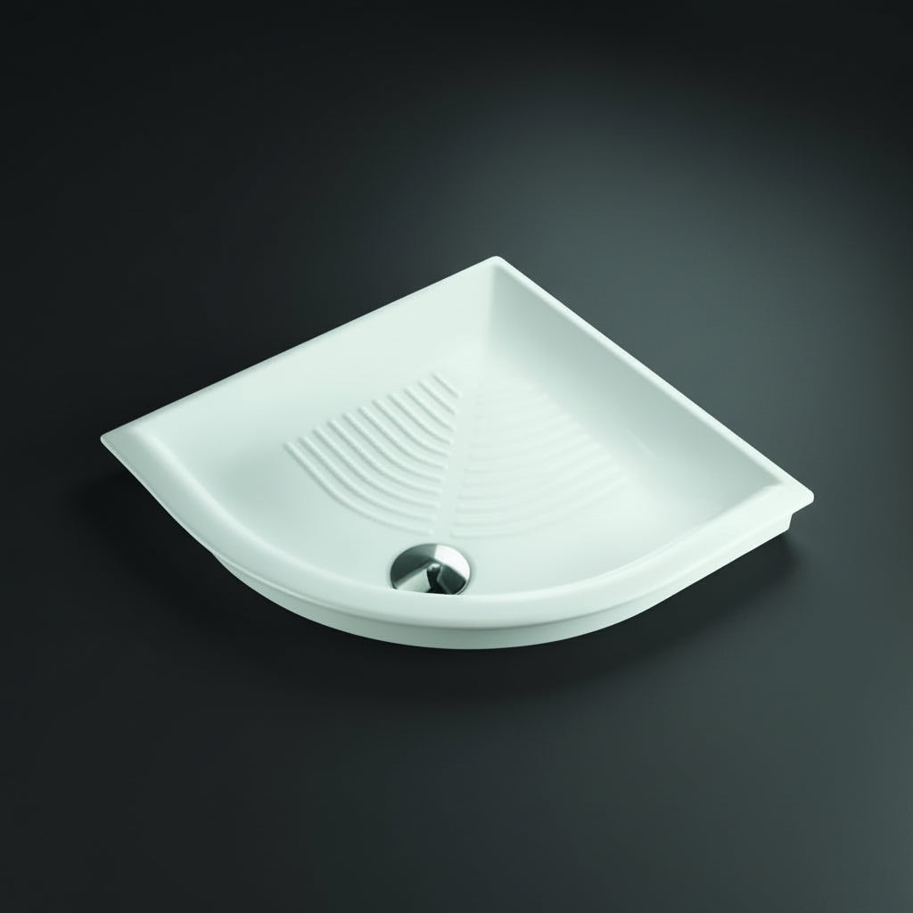 Hatria Drop piatto doccia angolare 90x90cm - Bianco