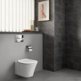 Ideal Standard Connect Air wc sospeso senza brida con copriwater soft-close E008701 - bianco