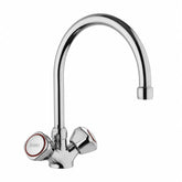 Mamoli Alfa-Beta rubinetto cucina a canna girevole 4341.0744.B101 - cromo