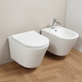 Mammoliti Zada wc sospeso senza brida F988006 - Bianco lucido