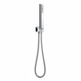 Nuova Osmo doccetta quadrata con supporto, presa acqua e flessibile KSPAQ001CR - cromo