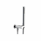 Nuova Osmo doccetta tonda con supporto, presa acqua e flessibile KSPAT007CR - cromo