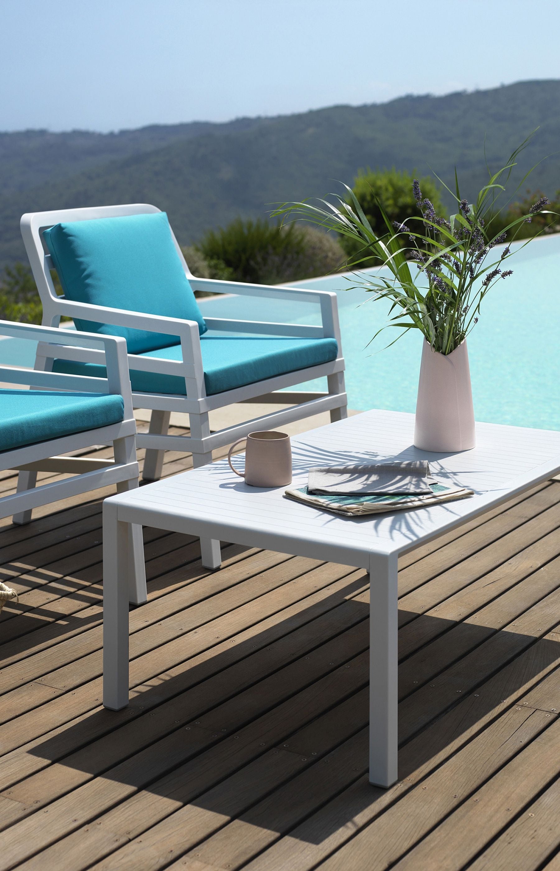 Nardi Aria Armchair with cushions various colors Made in Italy Nardi Aria Armchair with cushions various colors Made in Italy