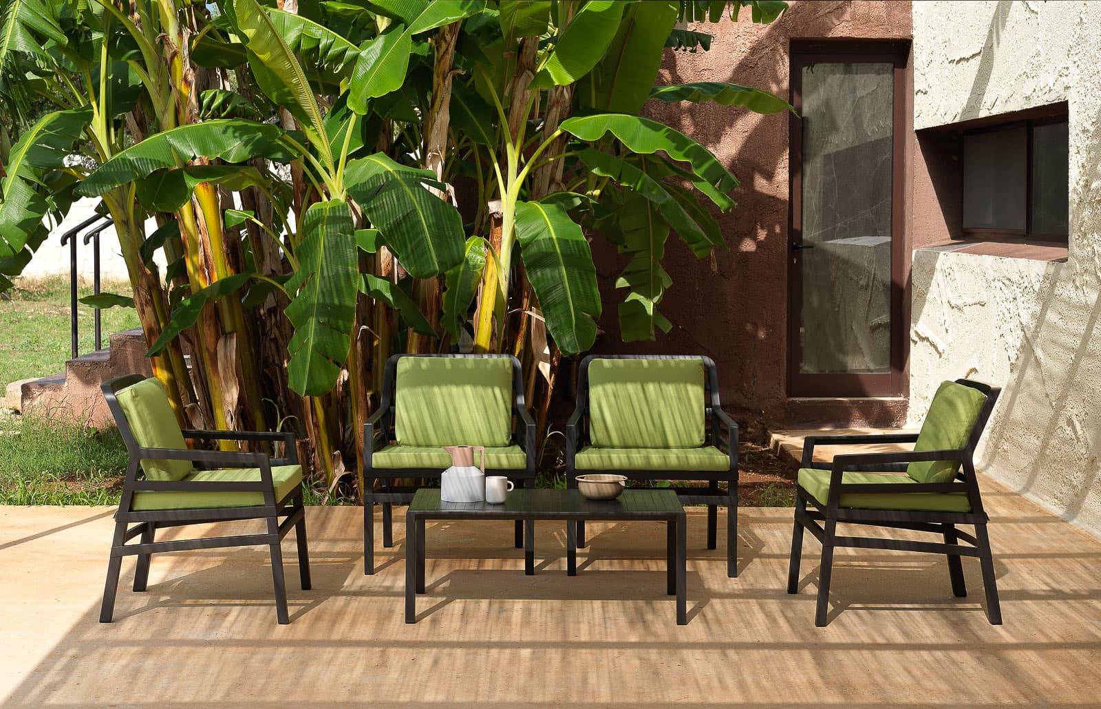 Nardi Aria Armchair with cushions various colors Made in Italy Nardi Aria Armchair with cushions various colors Made in Italy