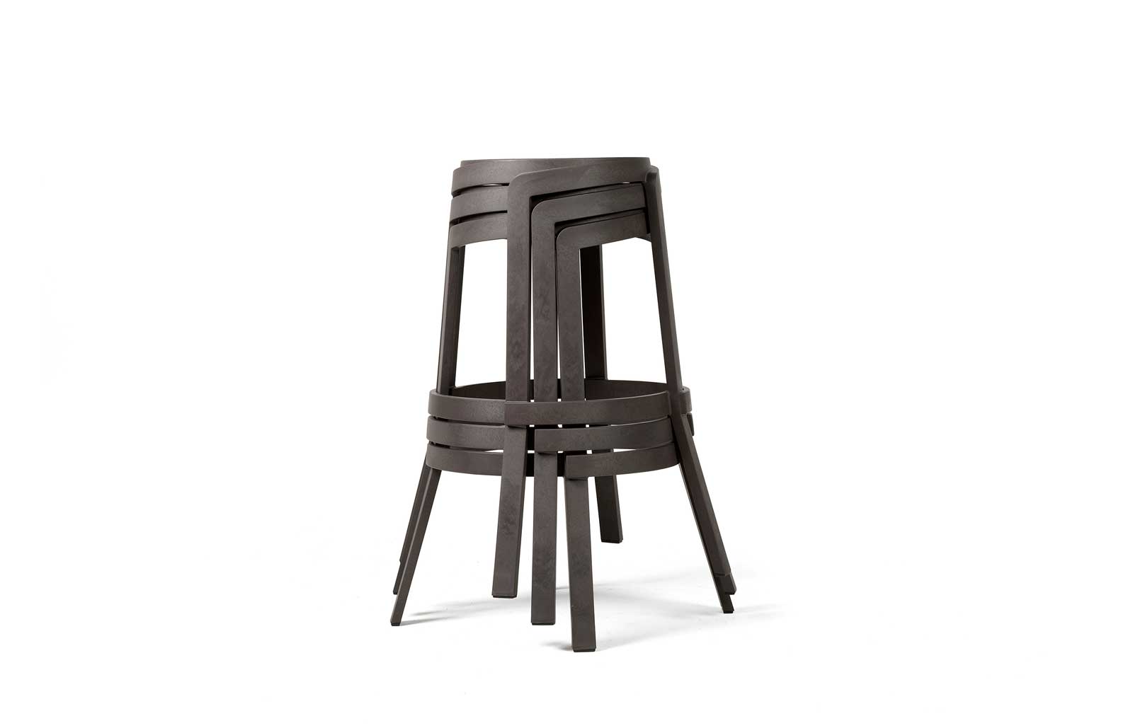 Nardi Stack Maxi Outdoor Stool Made in Italy Nardi Stack Maxi Outdoor Stool Made in Italy