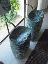 Agape Pear C lavabo freestanding in marmo scarico a parete ACER0890M