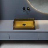 Antonio Lupi Nabatei lavabo da appoggio rettangolare NBTR54C