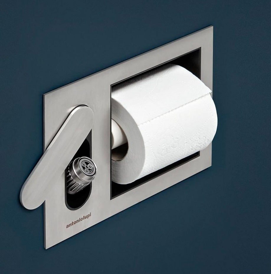 Antonio Lupi Cartaintenso doccetta igienica e porta rotolo da incasso CARTAINTENSO Antonio Lupi Cartaintenso doccetta igienica e porta rotolo da incasso CARTAINTENSO