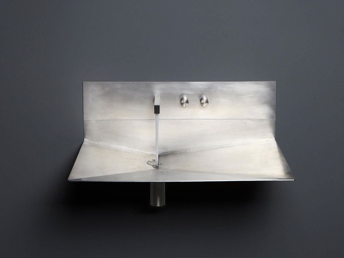 Antonio Lupi Lavandino lavabo sospeso rettangolare con rubinetteria LAVANDINO