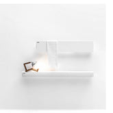 Antrax T1P termoarredo orizzontale bianco opaco 23x120cm T1P120001COR