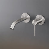 Cea Design Innovo rubinetto lavabo a parete 2 fori bocca 155mm INV25 + UCS09