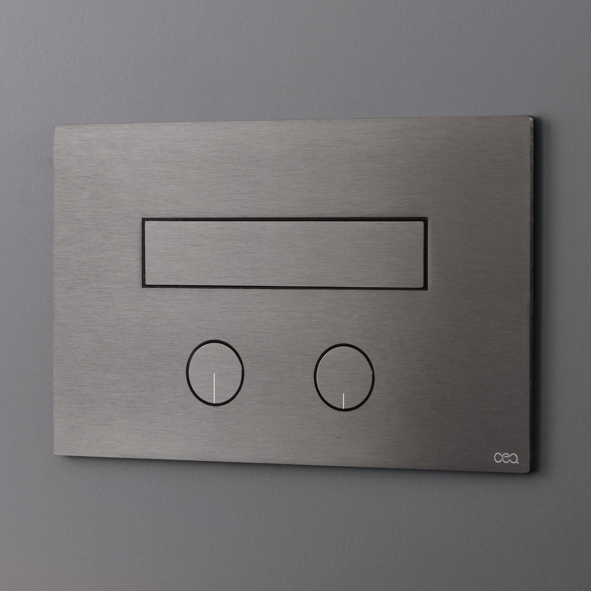 Cea Design placca per cassetta a doppio flusso Viega con idroscopino a scomparsa PLA28 Cea Design placca per cassetta a doppio flusso Viega con idroscopino a scomparsa PLA28