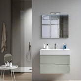 DeClaro Kann mobile lavabo da 80cm con specchio e faretto