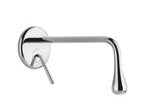 Gessi Goccia rubinetto lavabo a parete bocca lunga 33686 + 33687