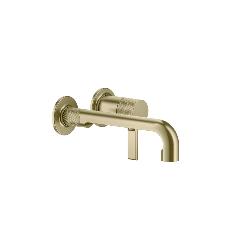 Gessi Inciso robinet de lavabo mural 58088 + 54198 Gessi Inciso robinet de lavabo mural 58088 + 54198