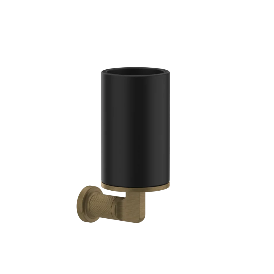 Gessi Inciso porte-brosse à dents noir en pierre frittée 58508 Gessi Inciso porte-brosse à dents noir en pierre frittée 58508