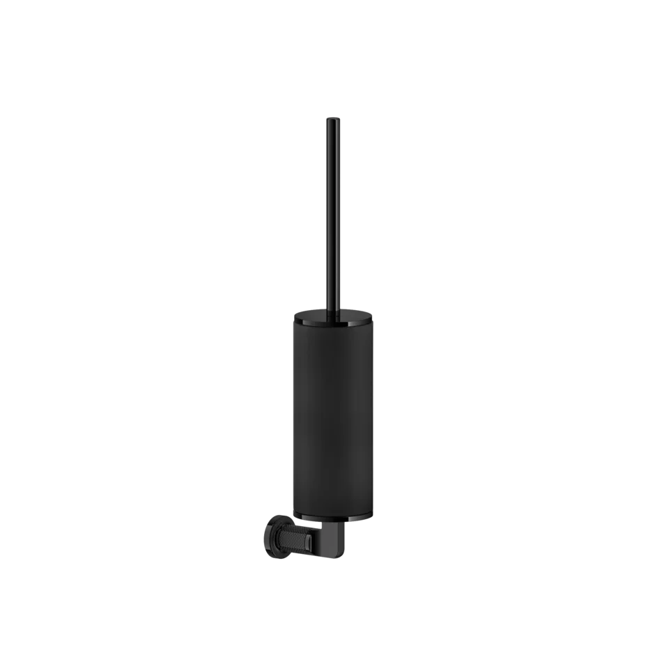 Gessi Inciso porte-balai WC noir en pierre frittée 58520 Gessi Inciso porte-balai WC noir en pierre frittée 58520