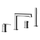 Gessi Ingranaggio rubinetto vasca da bagno 4 fori 63537