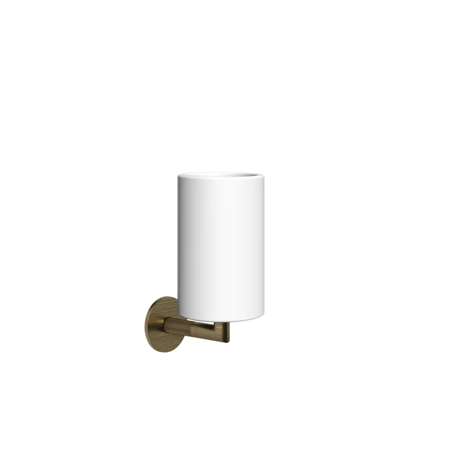 Gessi Ingranaggio porta spazzolini bianco in Pietra sinterizzata 63807 Gessi Ingranaggio porta spazzolini bianco in Pietra sinterizzata 63807