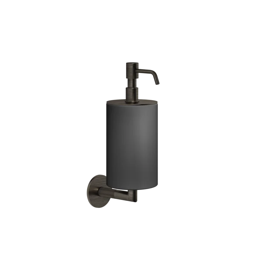 Gessi Ingranaggio dispenser sapone nero in Pietra sinterizzata 63814 Gessi Ingranaggio dispenser sapone nero in Pietra sinterizzata 63814