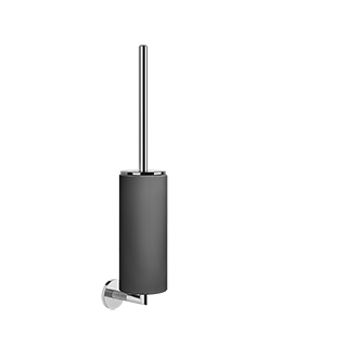 Gessi Ingranaggio porta scopino nero in Pietra sinterizzata 63820