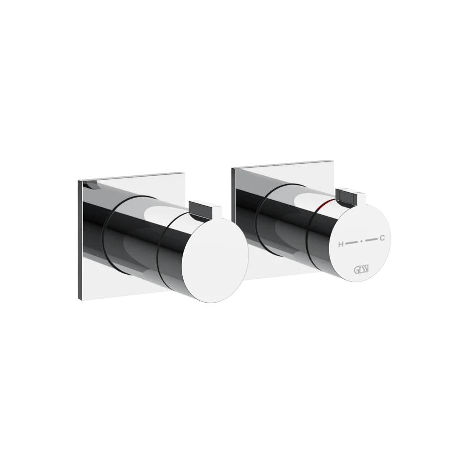Gessi Inverso miscelatore doccia termostatico a parete 2 vie 73034