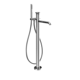 Gessi Origini rubinetto vasca da bagno a terra con doccetta 66028 + 46189