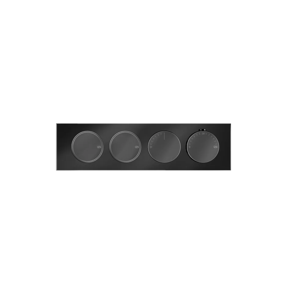 Gessi Origini mitigeur thermostatique de douche avec 2 fonctions et boutons marche-arrêt 66222 + 63011 Gessi Origini mitigeur thermostatique de douche avec 2 fonctions et boutons marche-arrêt 66222 + 63011