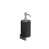 Gessi Origini dispenser sapone nero in resina antibatterica 66414 cromo