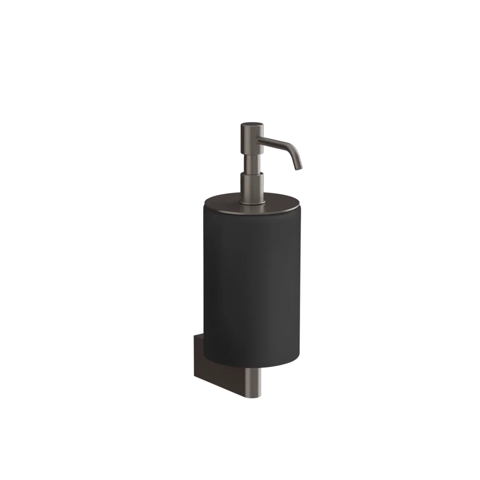 Gessi Origini soap dispenser in black antibacterial resin 66414 Gessi Origini soap dispenser in black antibacterial resin 66414