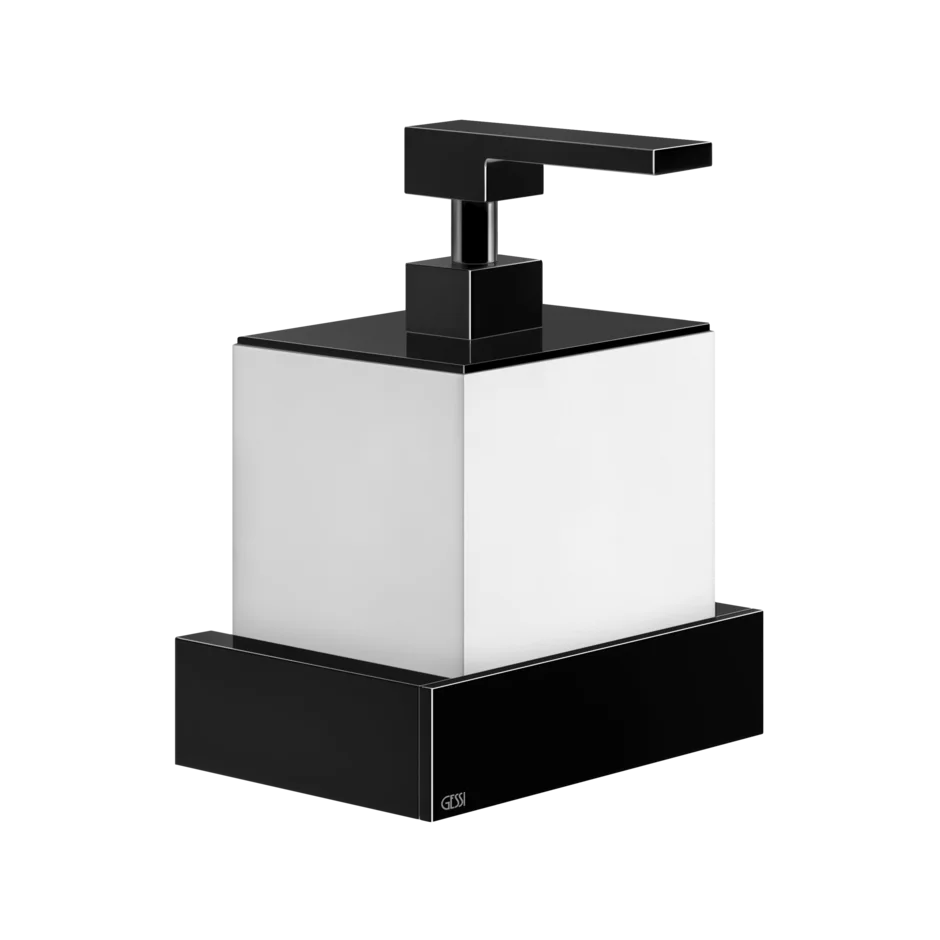 Gessi Rettangolo distributeur de savon blanc en pierre frittée 20813 Gessi Rettangolo distributeur de savon blanc en pierre frittée 20813