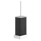 Gessi Rettangolo porta scopino nero in Pietra sinterizzata 20820