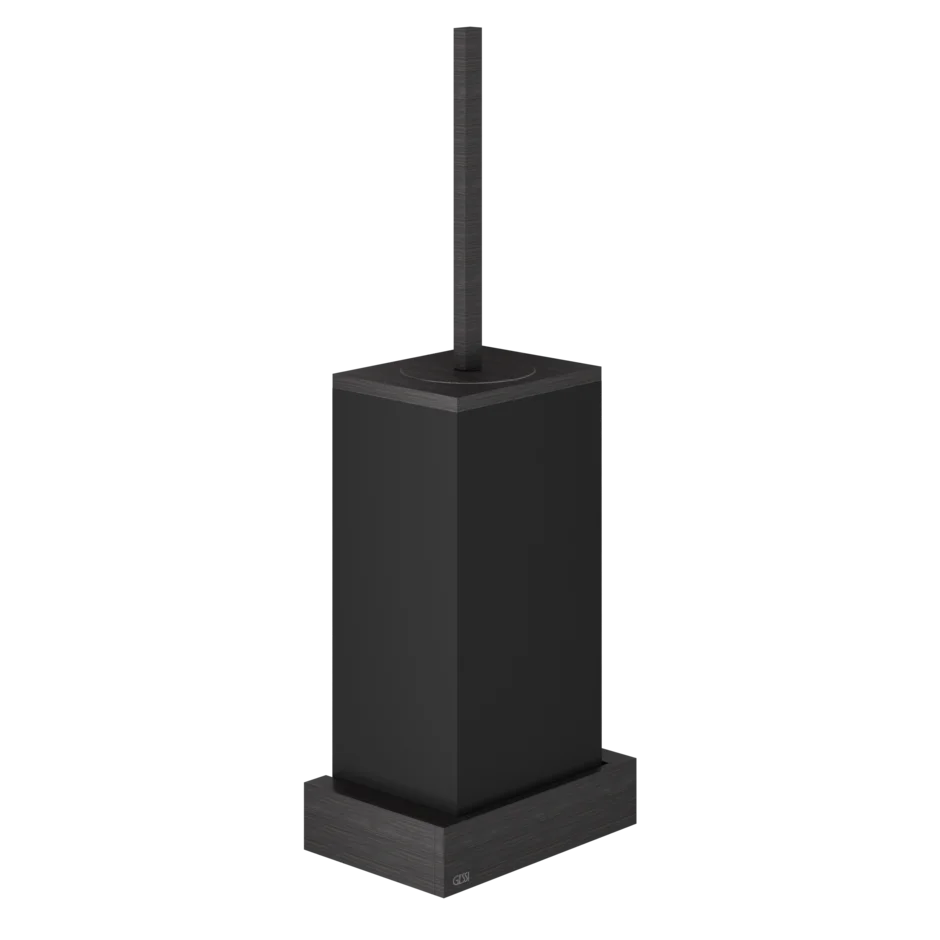 Gessi Rettangolo porte-brosse WC en pierre frittée noire 20820 Gessi Rettangolo porte-brosse WC en pierre frittée noire 20820