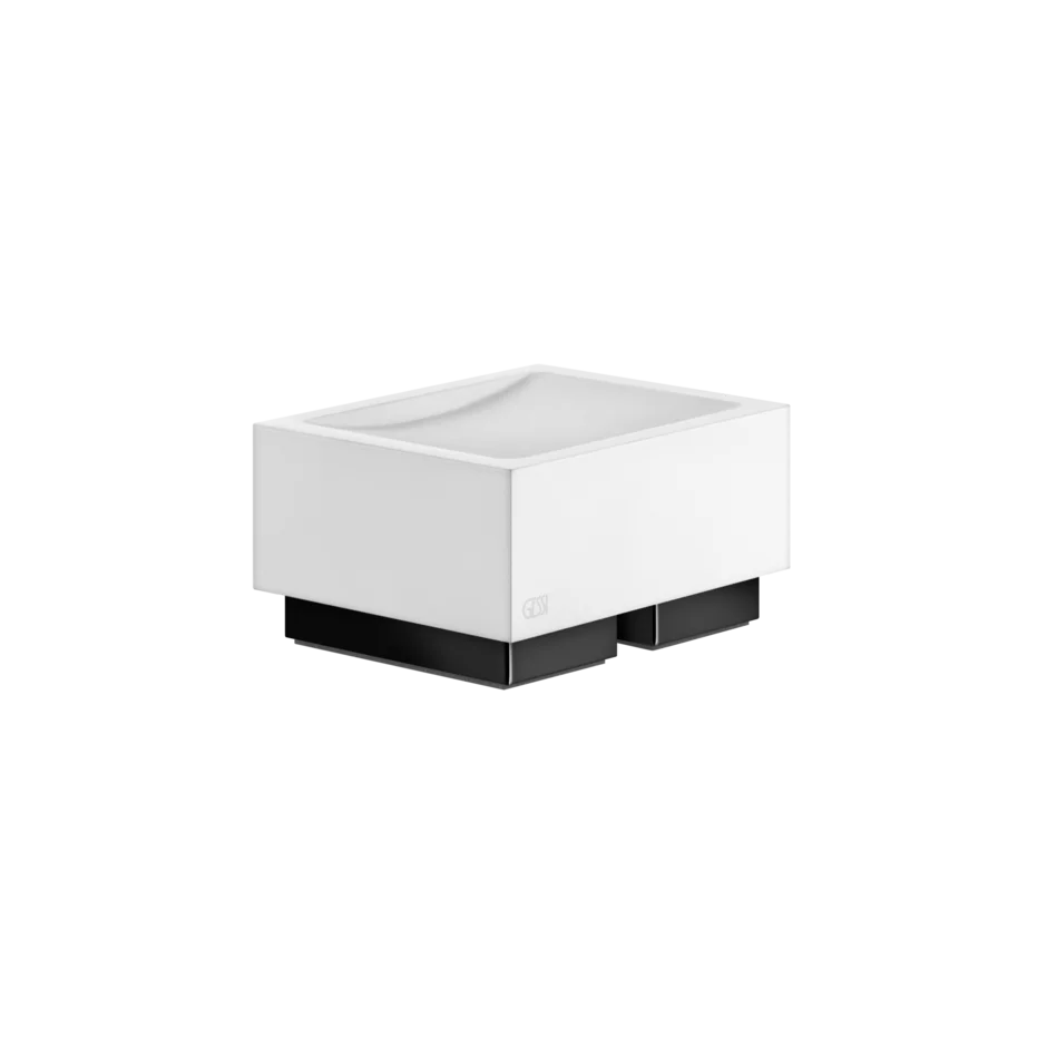 Gessi Rettangolo porte-savon en pierre frittée blanche 20825 Gessi Rettangolo porte-savon en pierre frittée blanche 20825