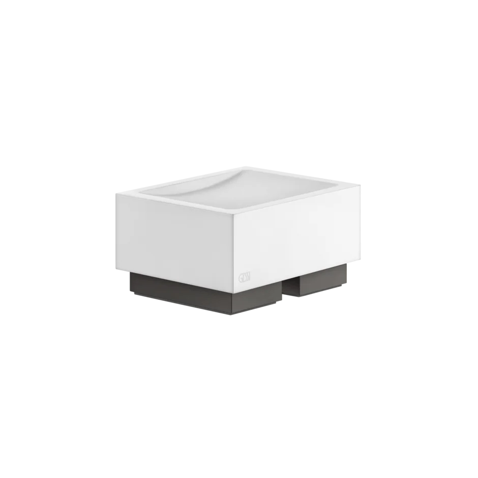 Gessi Rettangolo porte-savon en pierre frittée blanche 20825 Gessi Rettangolo porte-savon en pierre frittée blanche 20825