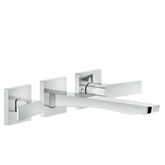 Gessi Rilievo rubinetto lavabo a parete 3 fori 59090
